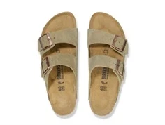 Birkenstock Arizona sandal taupe ruskind til voksne- vi har størrelse 35 til 40